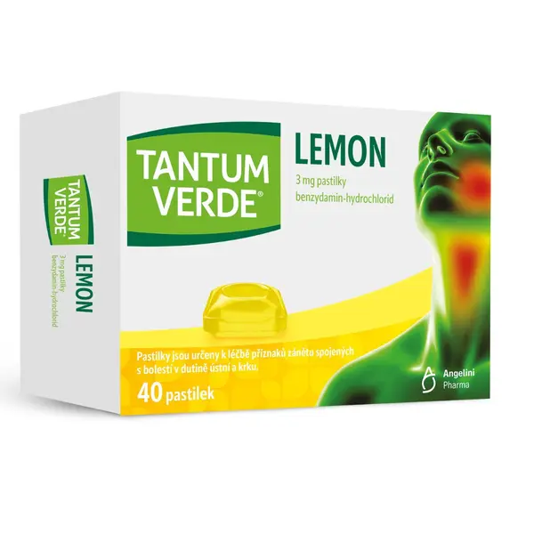 Tantum Verde Lemon 3 mg 40 pastilek