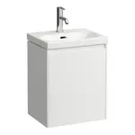 Kúpeľňová skrinka bez umývadla Laufen Lua 43,7x51,5x33,9 cm biela lesk H4035011122611