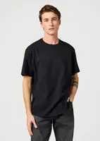 Tričko pro muže WRANGLER SS SOLID TEE BLACK 112365120 Velikost: XL