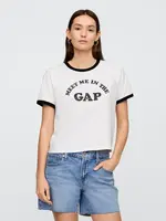GAP Dámské Crop tričko s logem 749366-02 Velikost: XL