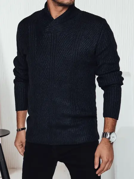 Sweter męski granatowy Dstreet