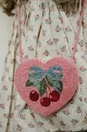 Dětská kabelka Konges Sløjd BEADED HEART BAG