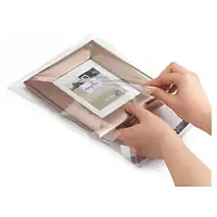 1000 x Celofánové sáčky 200x250mm, samolepicí uzávěr, lesklé, materiál PP, tloušťka 40µm