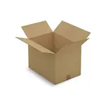 25 x Kartonová krabice 430x300x300mm, hnědá, klopová,třívrstvá vlnitá lepenka (3VVL) | RAJA