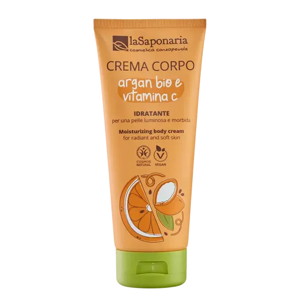 LASAPONARIA Hydratační tělový krém s BIO arganem a vit. C 200 ml