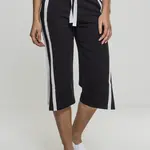 Women's Strappy Terry Culotte Black/White