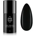 NaniNails NANI Amazing Line gelový lak na nehty odstín Black Tie 5 ml