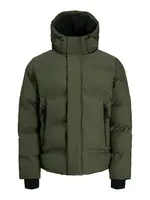 JACK & JONES Zimná bunda 'JCOFusion'  tmavozelená