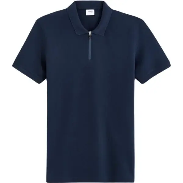 CELIO GEBENOIT Pánské polotričko, tmavě modrá, velikost