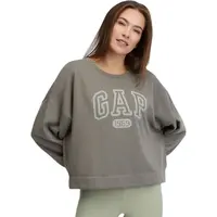GAP FASHION LOGO Dámská mikina, šedá, velikost