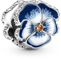 Pandora Půvabný stříbrný korálek Fialka Moments 790777C02