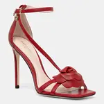 Kožené sandály Marciano Guess červená barva, 5YGZ34 7368A