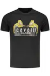 CAVALLI CLASS SHORT SLEEVE T-SHIRT MEN BLACK
