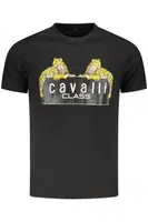 CAVALLI CLASS SHORT SLEEVE T-SHIRT MEN BLACK