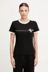 Tričko Guess CARMEN dámské, černá barva, V5YI01 J1314