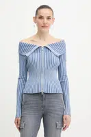 Kardigan Guess KATHRYN dámský, modrá barva, W5YR03 Z30I2