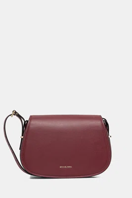 Kožená kabelka MICHAEL Michael Kors hnědá barva, 30R5GL0M2L