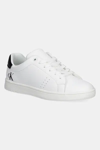 Dětské tenisky Calvin Klein Jeans bílá barva, V3X9-83156