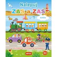 Nalepuj ZAS a ZAS Autíčka - snímatelné samolepky