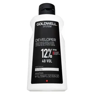 Goldwell System Cream Developer Lotion vyvíjecí emulze pro všechny typy vlasů 12% 40 Vol. 1000 ml