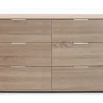 Zásuvková komoda Easy Plus, 130 cm, dub sonoma