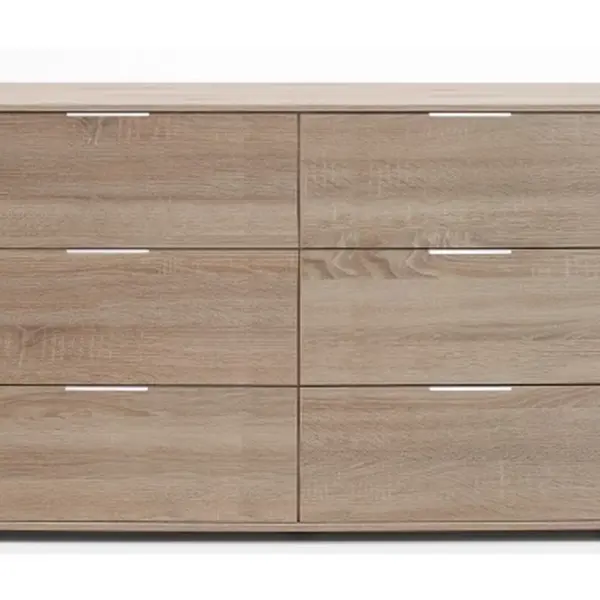 Zásuvková komoda Easy Plus, 130 cm, dub sonoma