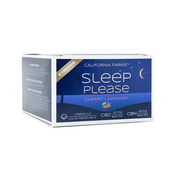 California Farms Sleep please Strong CBD cherry lavender 80 g
