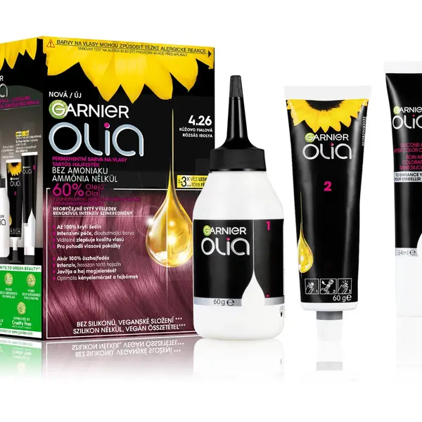 Garnier Olia 4.26 Růžovo fialová permanentní barva na vlasy