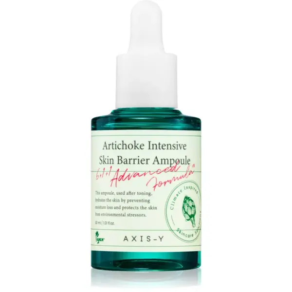 AXIS-Y 6+1+1 Advanced Formula Artichoke Intensive Skin Barrier Ampoule regenerační a rozjasňující sérum pro zklidnění a posílení citlivé pleti 30 ml