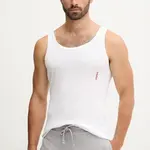 Bavlněné tričko HUGO TANK TOP TRIPL. PACK 3-pack bílá barva, 50545681