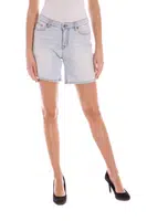 GANT JEANS SHORT WOMAN LIGHT BLUE