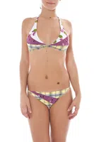 JOHN GALLIANO WOMEN'S MULTICOLOR BIKINI SWIMSUIT