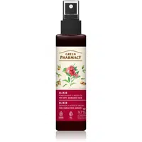 Green Pharmacy Argan Oil & Pomegranate Elixir bezoplachový elixír pro poškozené a křehké vlasy 150 ml