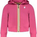 Dívčí mikina K-WAY na zip fialová