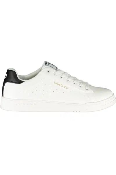 SERGIO TACCHINI WHITE MEN'S SPORTS SHOES