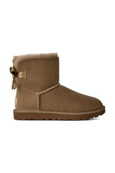 UGG  W Mini Bailey Bow II snehule dámske semišové