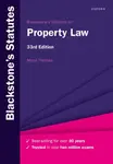 Blackstone's Statutes on Property Law - Meryl  Thomas