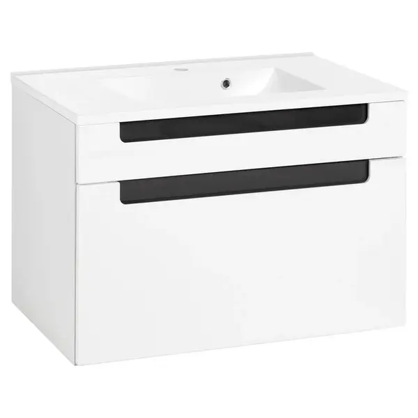 Held SKŘÍŇKA S UMYVADLEM antracitová, bílá