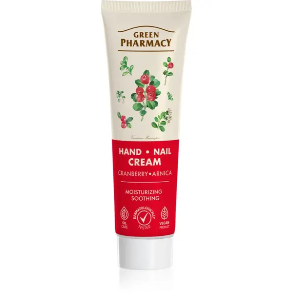Green Pharmacy Cranberry & Arnica hydratačný krém na ruky 100 ml