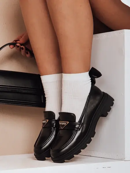 Dámské mokasíny ELEGANCIO černé