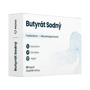 MOVIT ENERGY Postbiotikum Butyrát sodný 30 enterosolventních kapslí