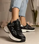 Gemre Black women's sports sneakers Maurita