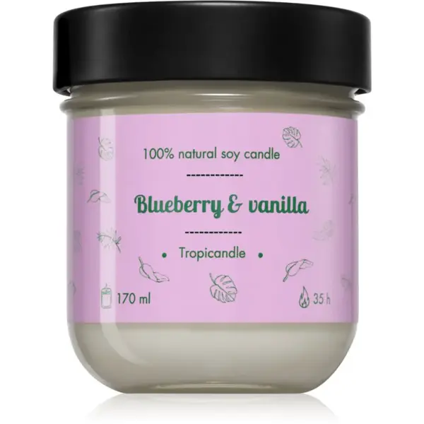Tropicandle Blueberry & Vanilla vonná svíčka 170 ml