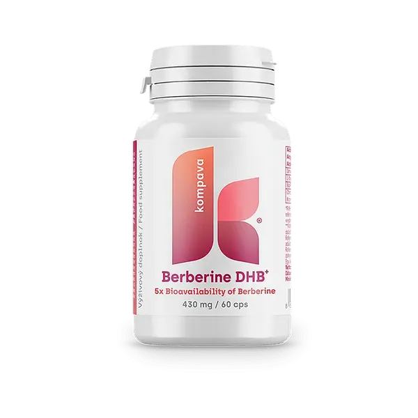 KOMPAVA Berberine dhb+ 430 mg 60 kapslí