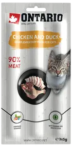 Ontario Stick for cats Chicken&Duck 3x5g