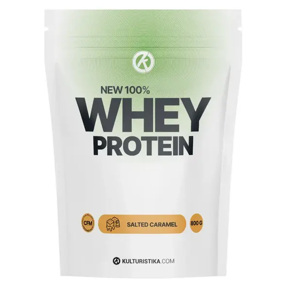 Kulturistika.com New 100% Whey Protein 800g - slaný karamel
