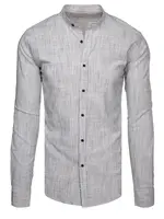 Pánská šedá košile Dstreet DX2658