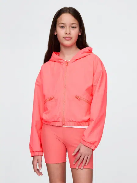 GAP Dětská nylonová bunda Windbreaker - Holky