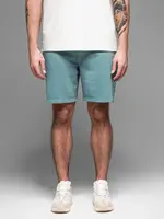 Ombre Men's RELAXED FIT athleisure style short sweat shorts - turquoise