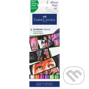 Popisovače Gofa Sketch Dual set 6 Novel
